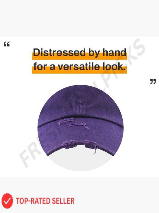 Vintage Washed Distressed Cotton Dad Hat Baseball Cap Adjustable Unisex Headwear main image 6